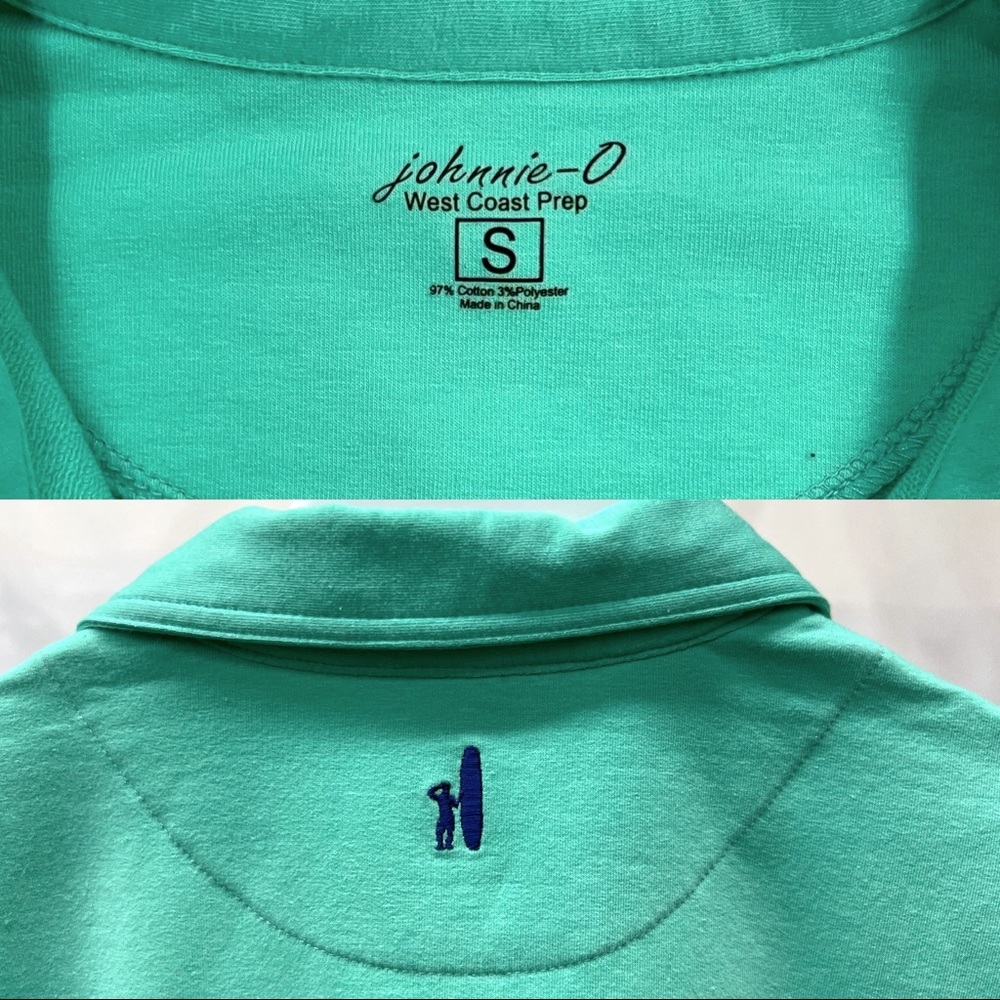 johnnie-O Bermuda Green Belted Short Sleeve Polo Dress - Picture 6 of 10